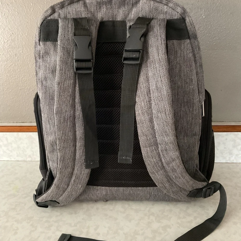 Eddie Bauer Gray and Black Backpack